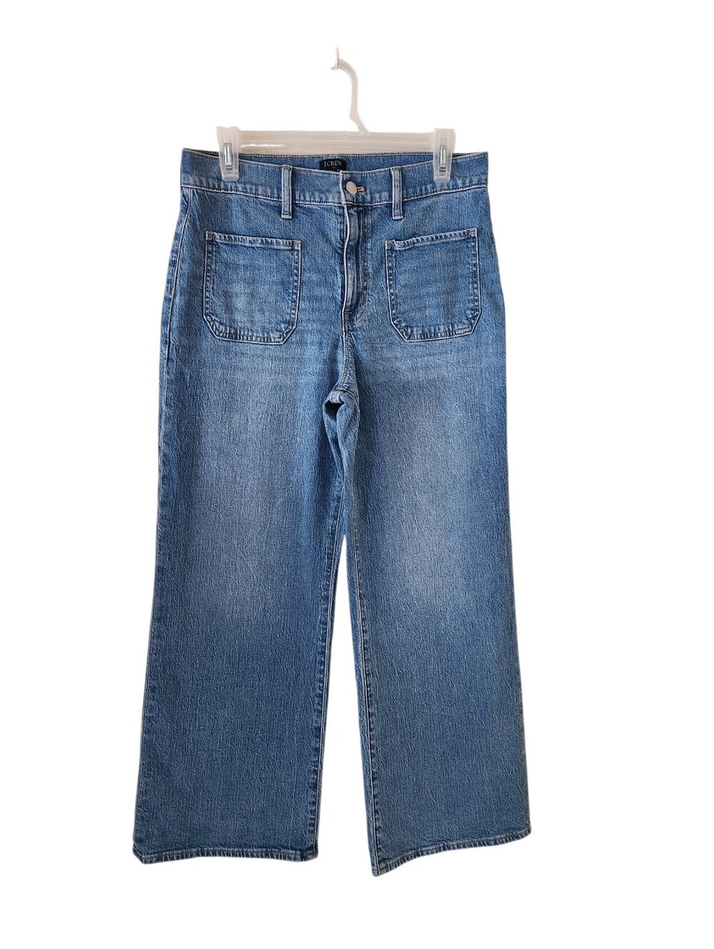 J Crew Wide Leg Crop Jeans